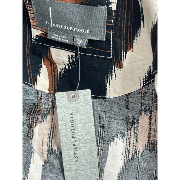 Anthropologie Maxi Dress The Somerset Long Sleeve Preppy Cottagecore Large P NWT - Picture 11 of 11
